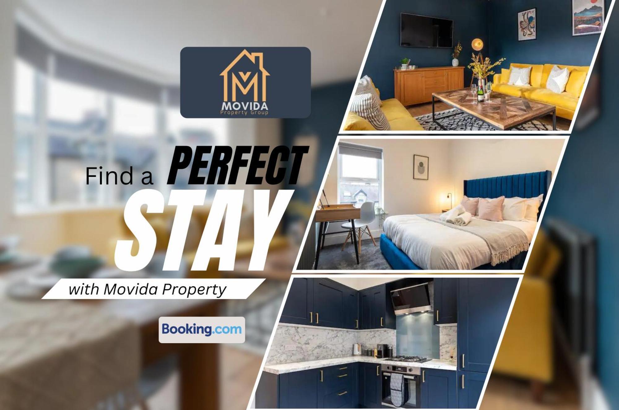 Central Elegant Three Bed Duplex By Movida Property Group Short Lets & Serviced Accommodation 哈罗盖特 外观 照片